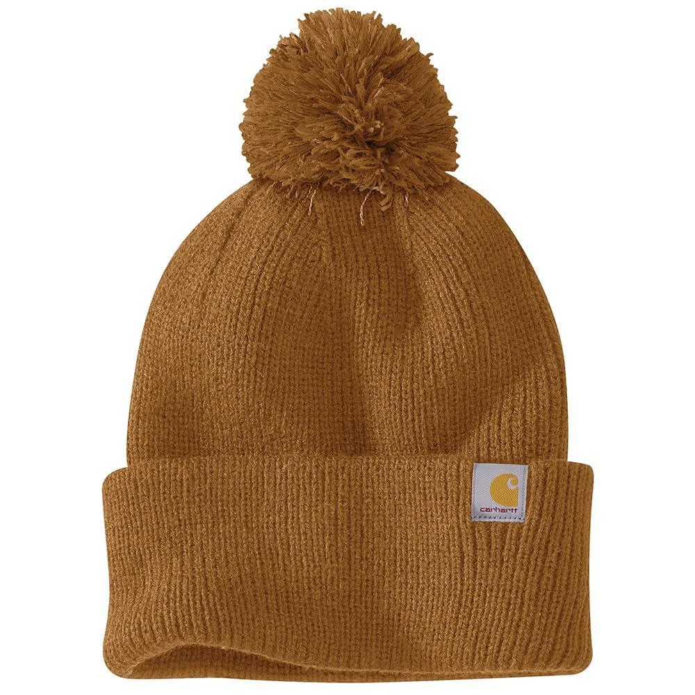 商品Carhartt|Knit Pom-Pom Cuffed Beanie,价格¥223,第1张图片