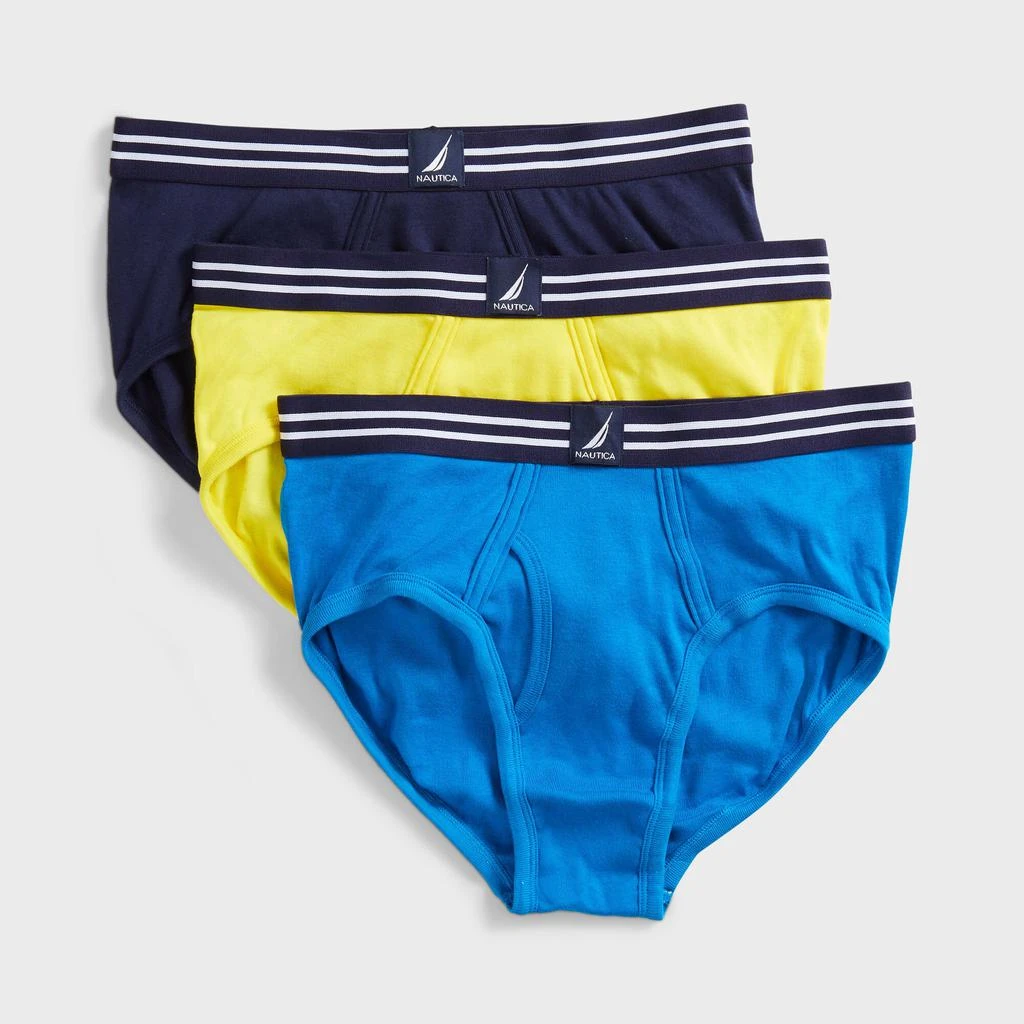 商品Nautica|Mens Classic Briefs, 3-Pack,价格¥103,第1张图片