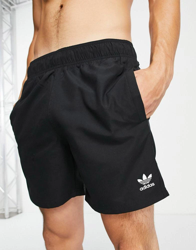 商品Adidas|adidas Originals Essentials swim shorts in black,价格¥314,第1张图片