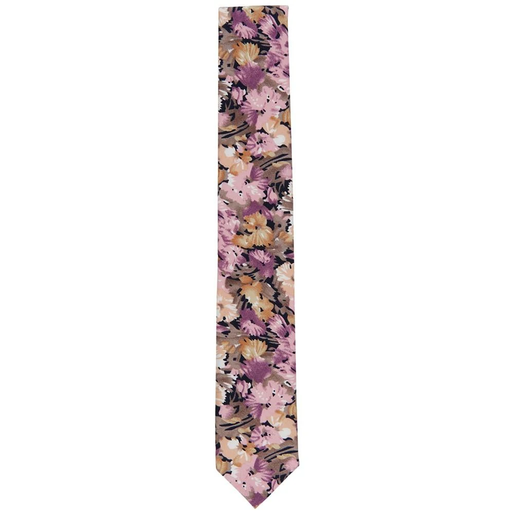 商品Bar III|Men's Hey Floral Skinny Tie, Created for Macy's,价格¥329,第2张图片详细描述