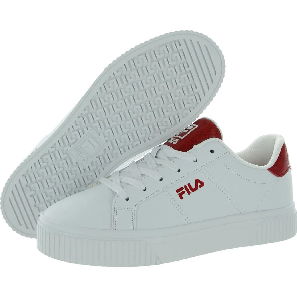 商品Fila|Fila Womens Panache Snakeskin Leather Lace Up Athletic and Training Shoes,价格¥143,第2张图片详细描述