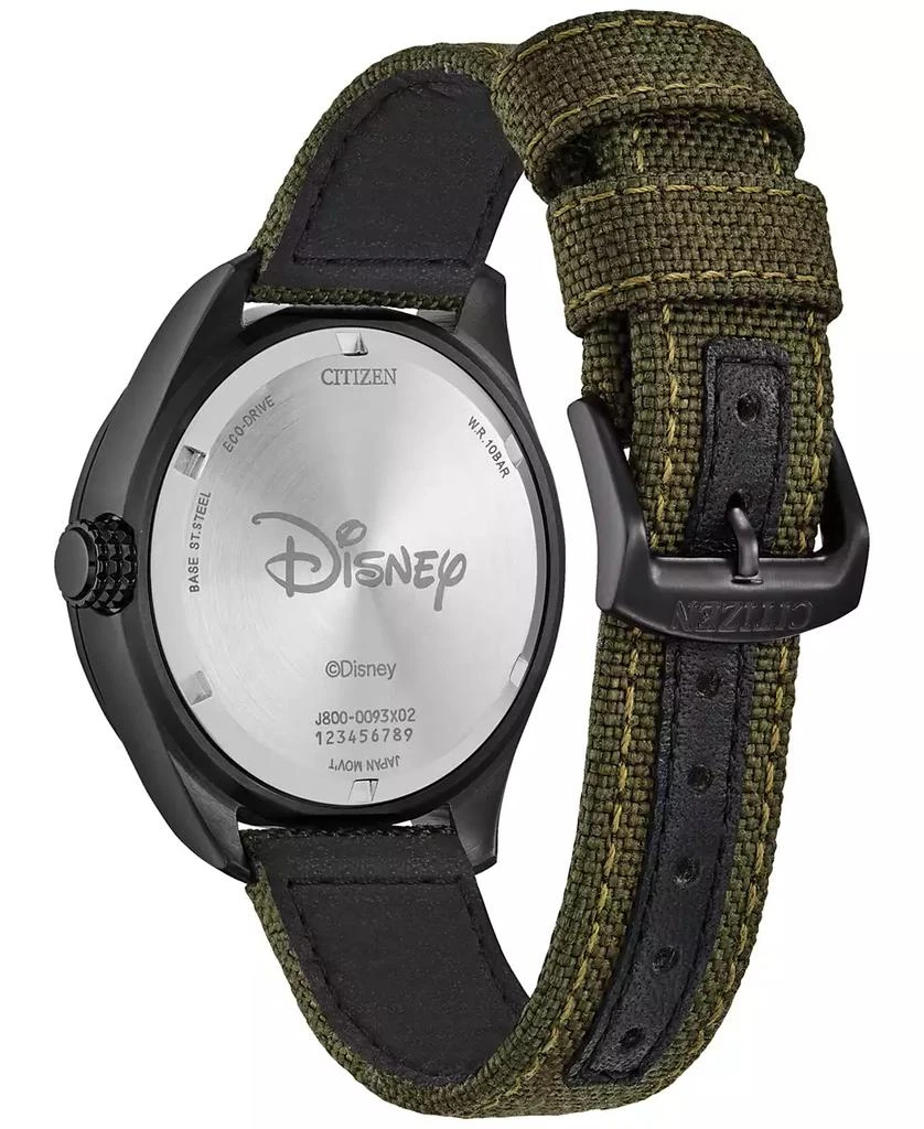 商品Citizen|Eco-Drive Men's Disney Alpine Mickey Mouse Explorer Green Khaki Strap Watch 42mm Boxed Set,价格¥2432,第4张图片详细描述