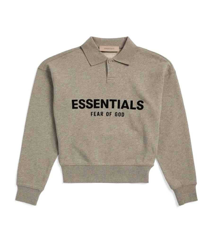 商品FEAR OF GOD ESSENTIALS KIDS|Cotton Logo Sweatshirt (2-16 Years),价格¥529,第1张图片