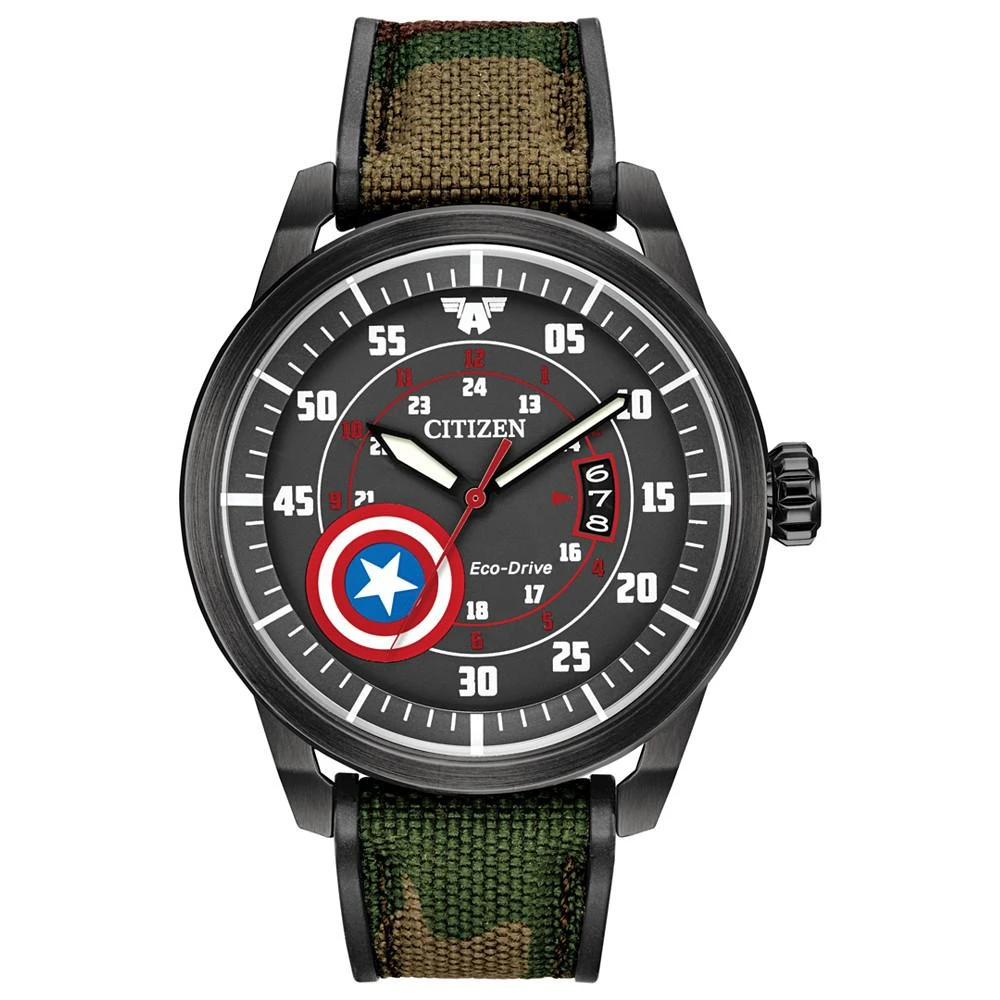 商品Citizen|Captain America 美国队长腕表男士 45mm,价格¥1458,第1张图片