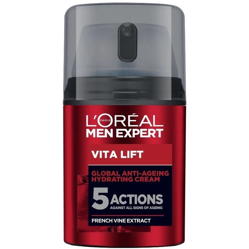 商品L'Oreal Paris|L'Oreal - Men Expert Vita Lift 5 Anti Ageing Moisturiser (50ml),价格¥160,第1张图片