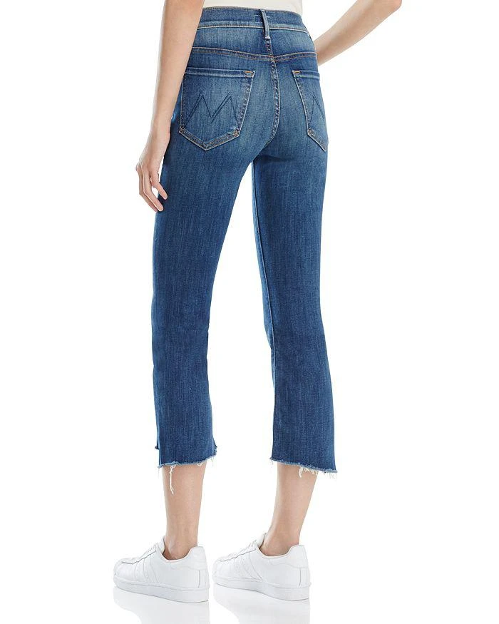 商品MOTHER|Insider Crop Step Fray Jeans in Not Rough Enough须边牛仔裤,价格¥768,第2张图片详细描述