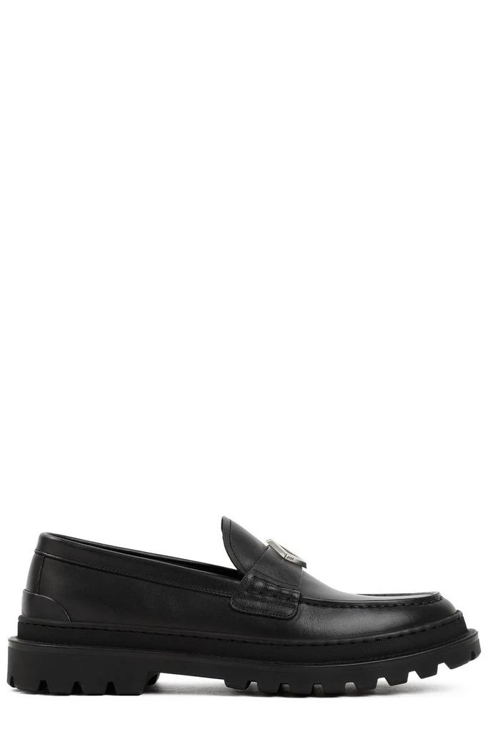 商品Dior|Dior Homme Logo Plaque Loafers,价格¥4073,第1张图片