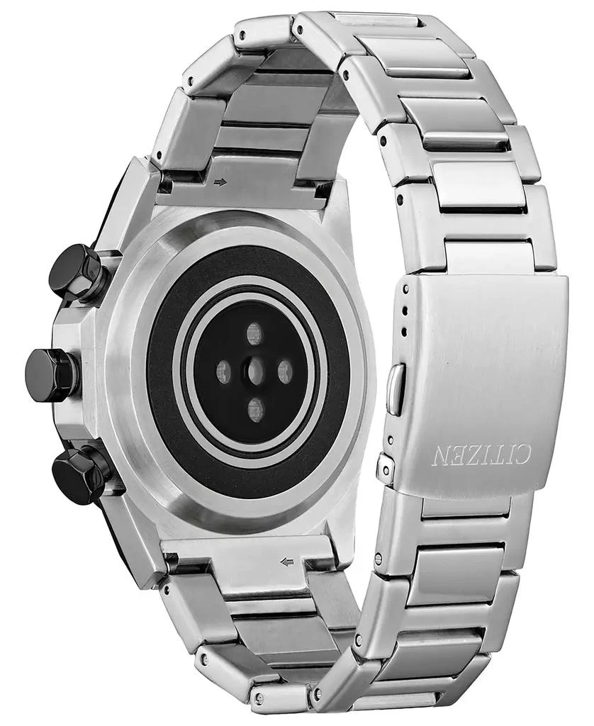 商品Citizen|Men's CZ Smart Hybrid Stainless Steel Bracelet Smart Watch 44mm,价格¥2700,第3张图片详细描述