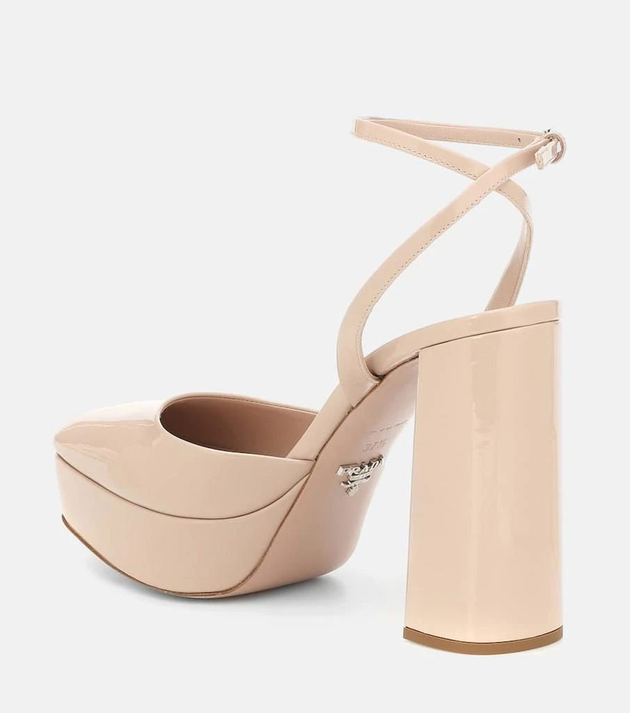 商品Prada|Patent leather platform pumps,价格¥6527,第3张图片详细描述