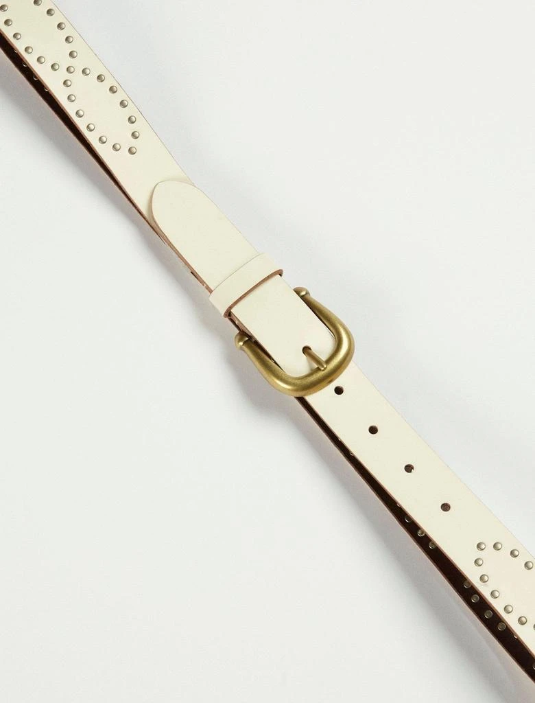 商品Lucky Brand|Lucky Brand White Studded Belt,价格¥159,第2张图片详细描述