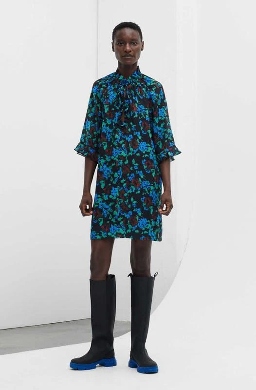 商品Ganni|Printed Shift Dress,价格¥364,第1张图片