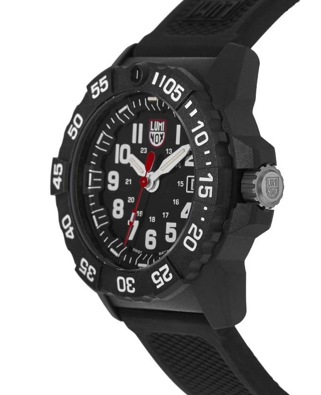 商品Luminox|Luminox Navy Seal Black Dial Rubber Strap Men's Watch XS.3501.F,价格¥2322,第3张图片详细描述