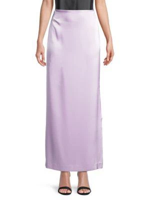 商品St. John|Satin Maxi Skirt,价格¥1487,第1张图片