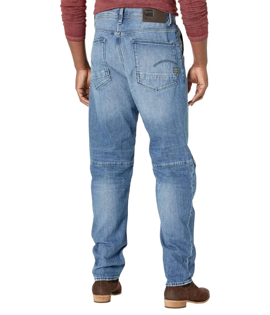 商品G-Star|Grip 3-D Relaxed Tapered in Faded Haque Blue Destroyed,价格¥848,第2张图片详细描述