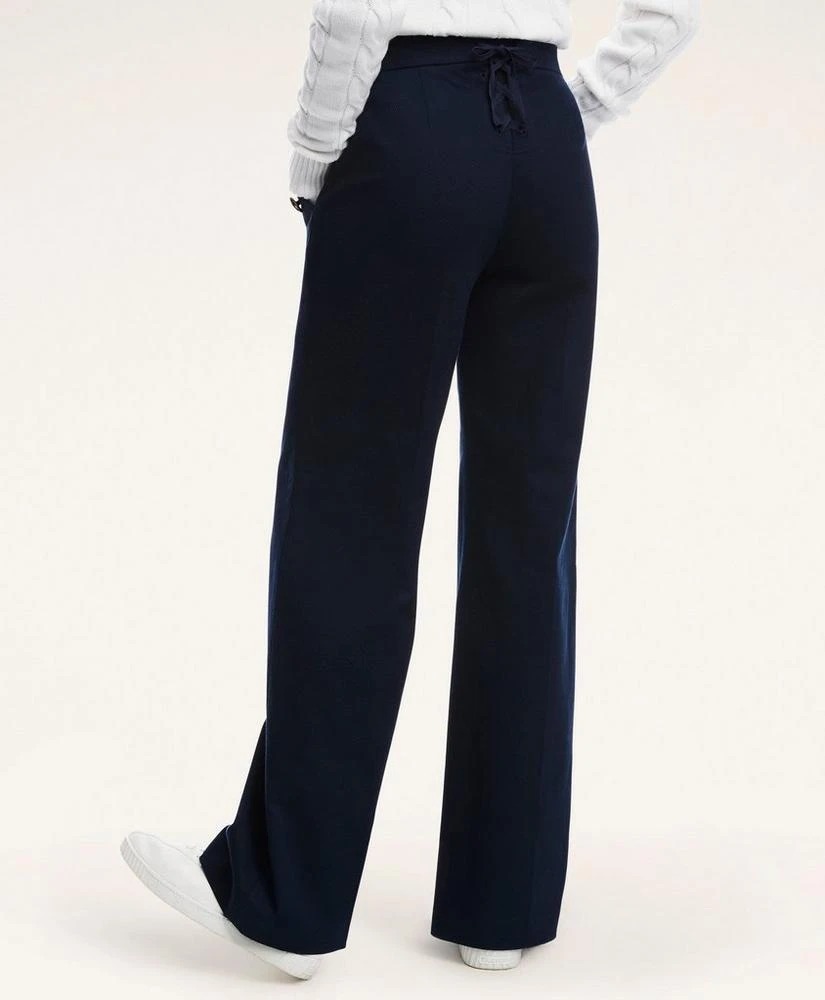 商品Brooks Brothers|Stretch Cotton Nautical Wide Leg Sailor Pants,价格¥973,第2张图片详细描述