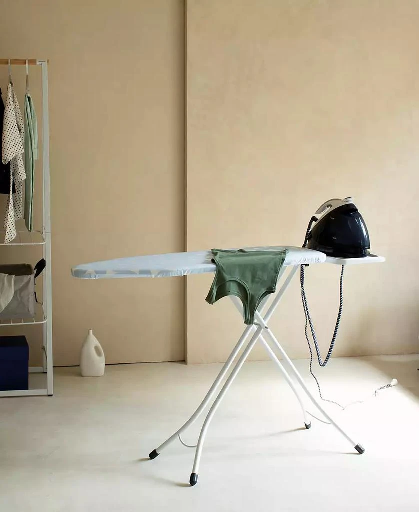 商品Brabantia|Ironing Board B, 49 x 15" 124 x 38 Centimeter - Solid Steam Unit Holder, 1" 25 Millimeter White Frame,价格¥1014,第4张图片详细描述