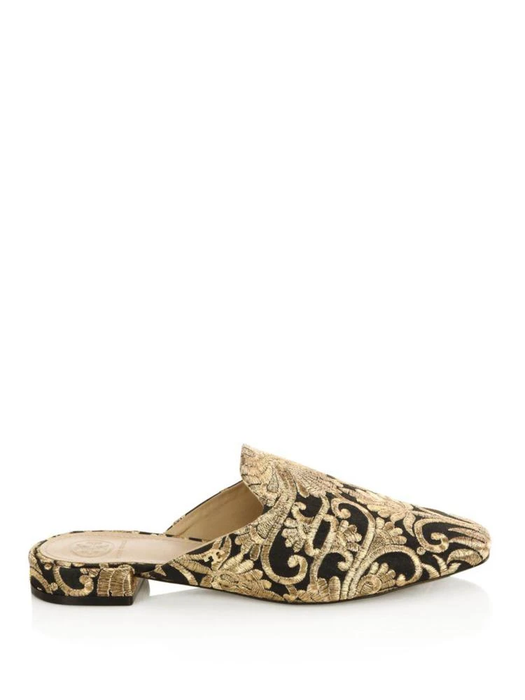 商品Tory Burch|Carlotta Embroidered Slide Mules,价格¥1045,第5张图片详细描述