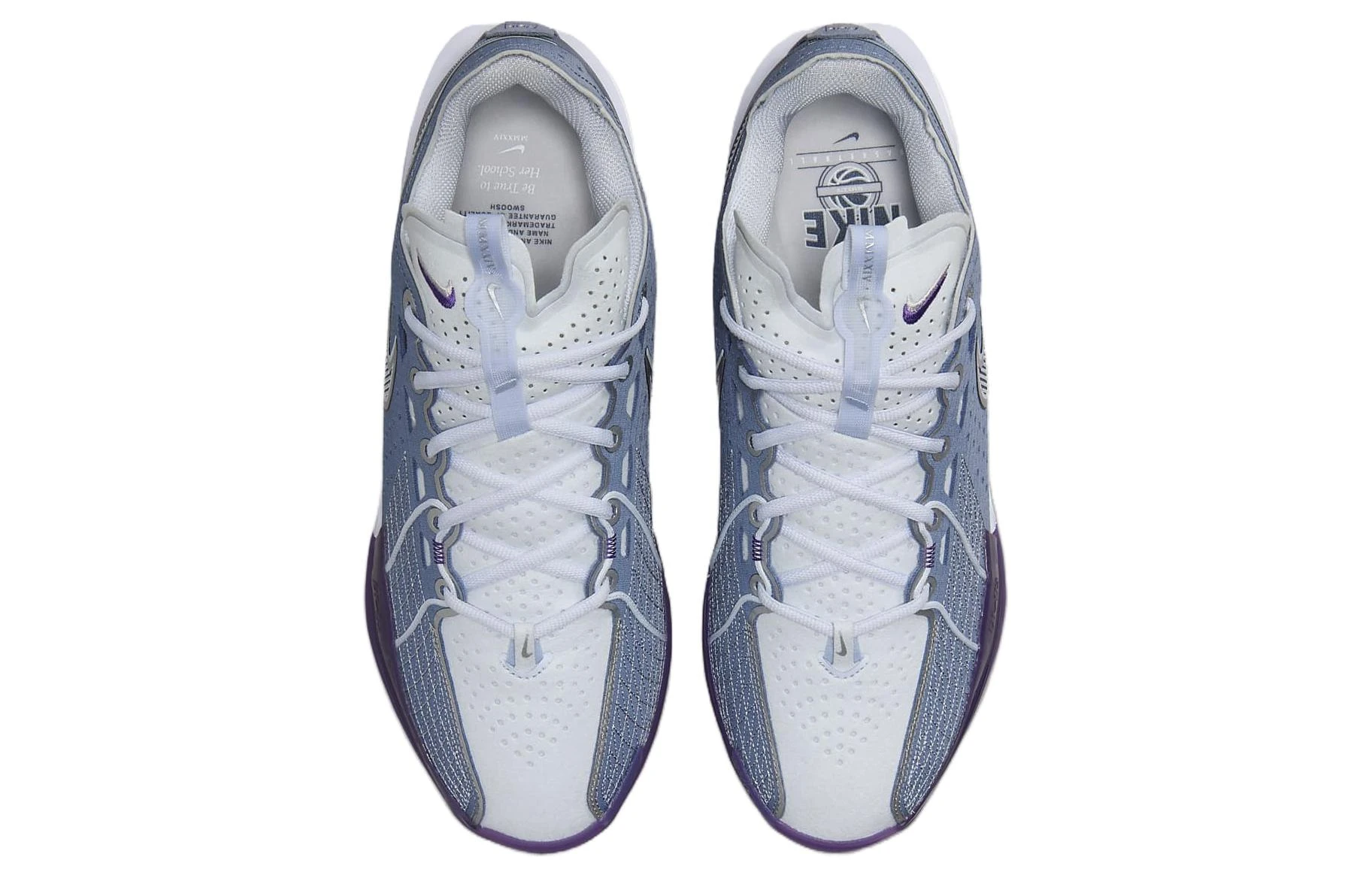 商品[国内直发] NIKE|Air Zoom G.T. Cut 3 EP 低帮  ZoomX 泡绵 篮球鞋 男女同款 蓝灰 国内版,价格¥940,第5张图片详细描述