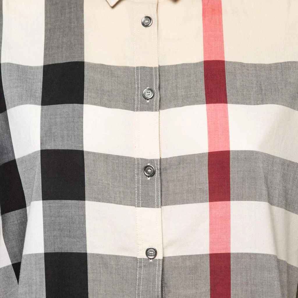 商品[二手商品] Burberry|Burberry Brit Beige Novacheck Cotton Half Placket Detail Tunic S,价格¥1130,第3张图片详细描述