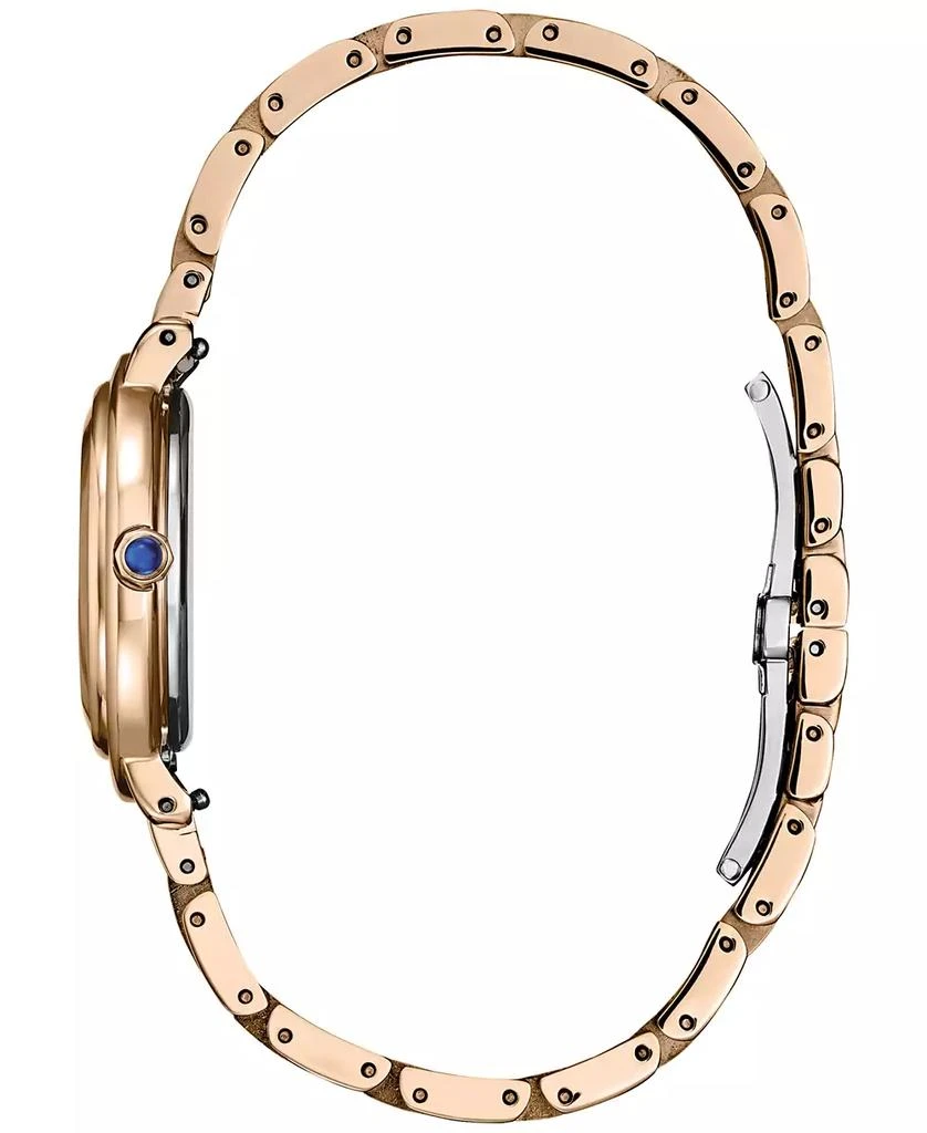 商品Citizen|Eco-Drive Women's L Arcly Diamond Accent Rose Gold-Tone Stainless Steel Bracelet Watch 31mm,价格¥3737,第2张图片详细描述
