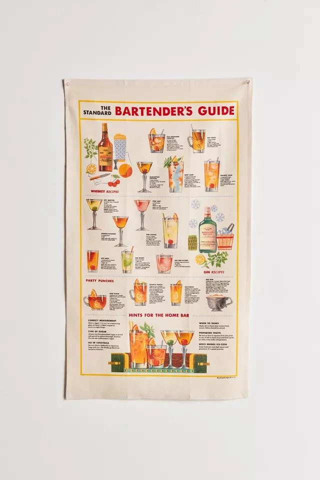 商品Urban Outfitters|Bartender’s Guide Flag Tapestry,价格¥144,第2张图片详细描述