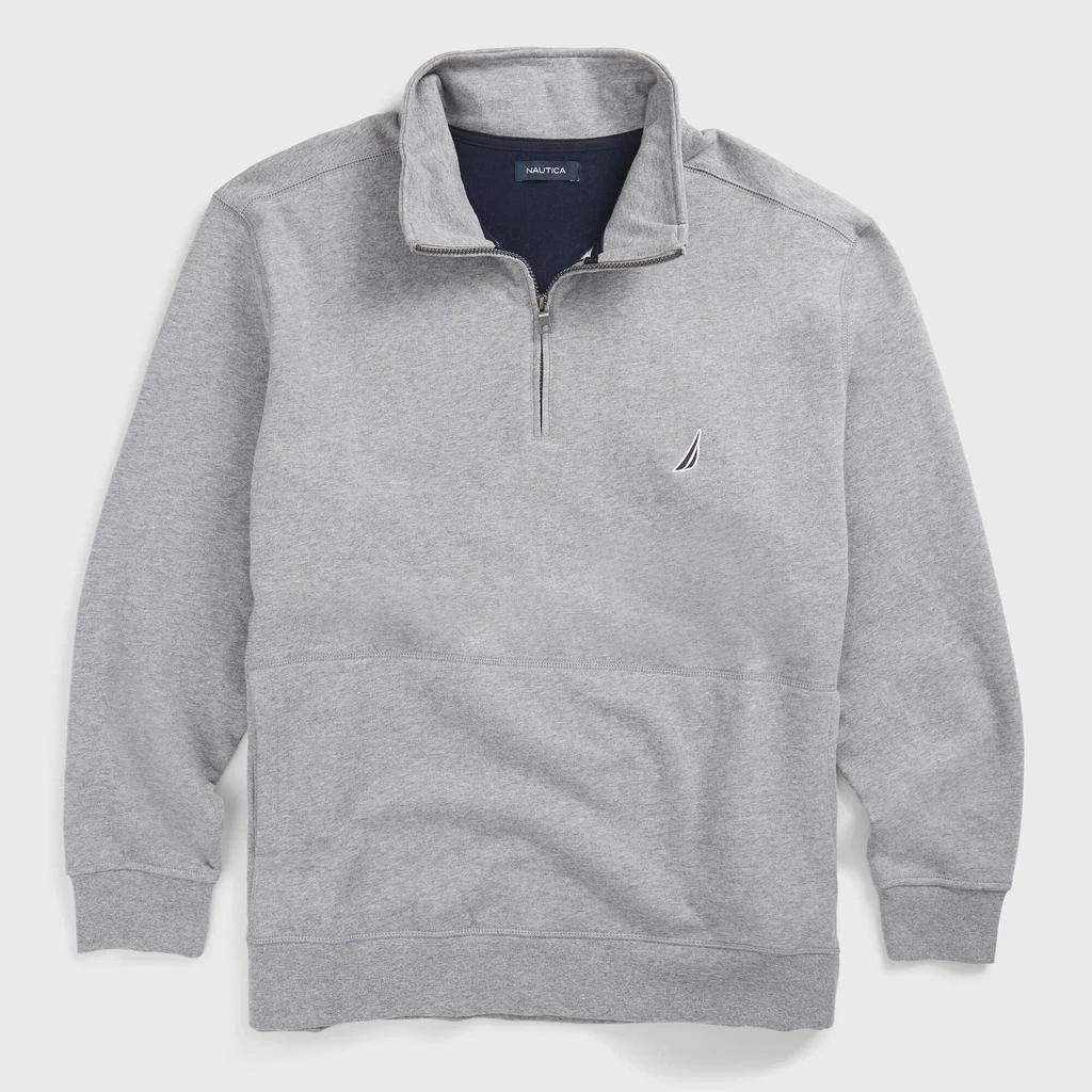 商品Nautica|Mens Big & Tall Quarter-Zip Sweatshirt,价格¥255,第1张图片