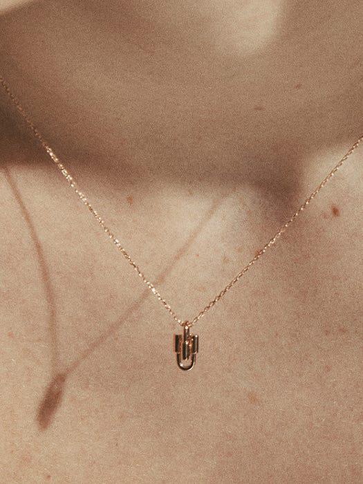 商品hyeres-lor|Dual H Necklace Rose_HL6N23518P4420,价格¥2664,第4张图片详细描述