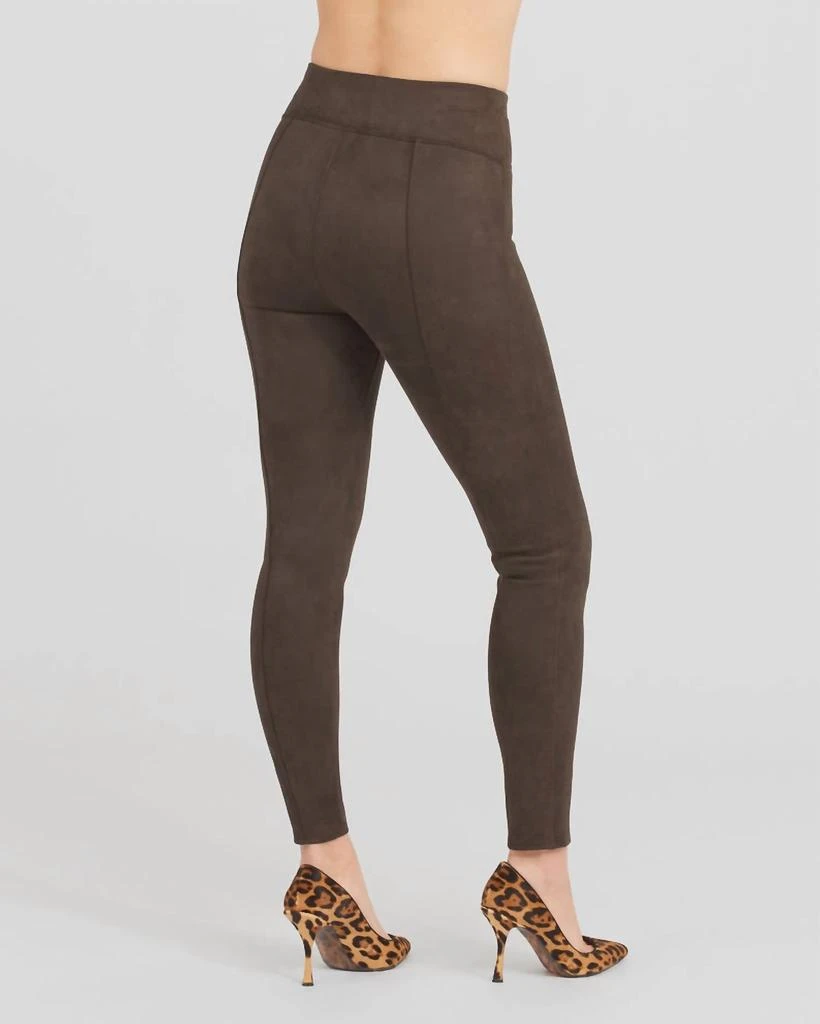 商品SPANX|Faux Suede Leggings In Chocolate Brown,价格¥580,第2张图片详细描述