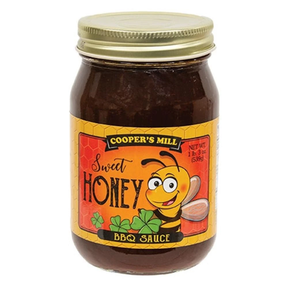 商品HomeGifo|Sweet Honey BBQ Sauce Pint Jar,价格¥325,第1张图片