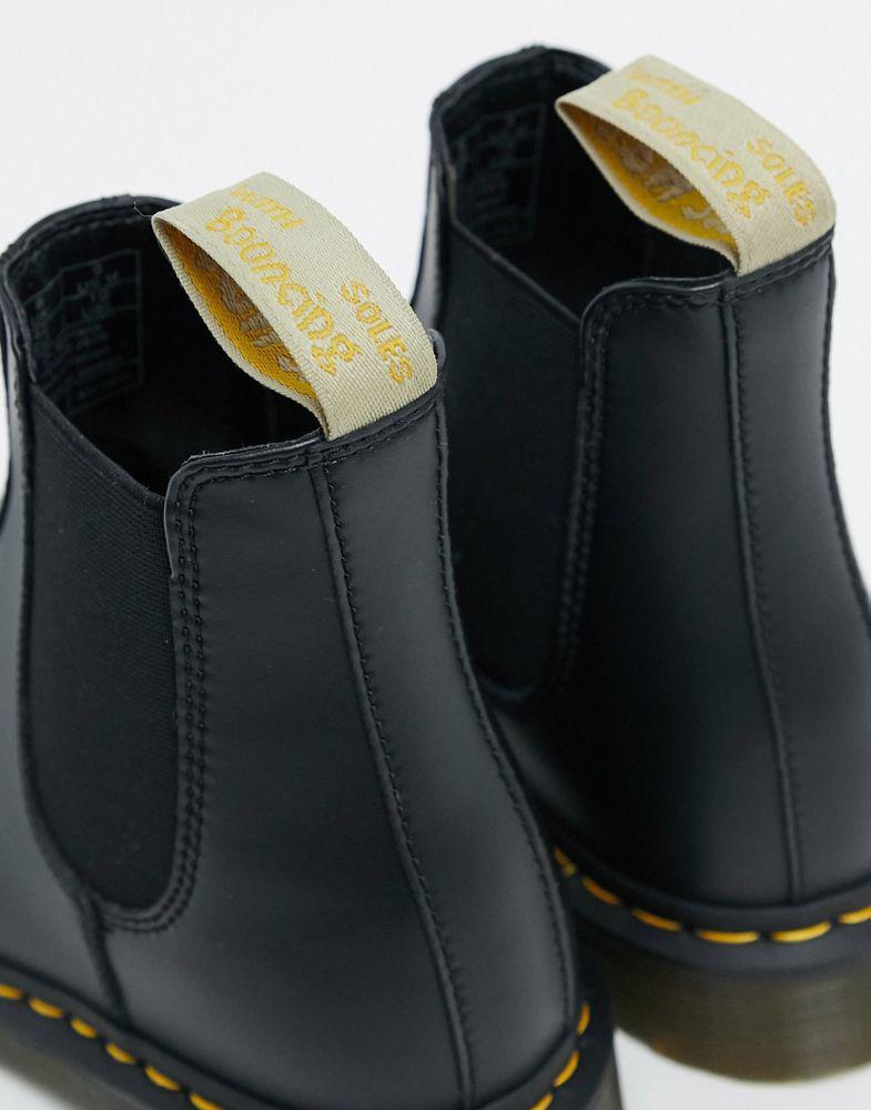 商品Dr. Martens|Dr Martens 2976 vegan chelsea boots in black,价格¥1340,第4张图片详细描述
