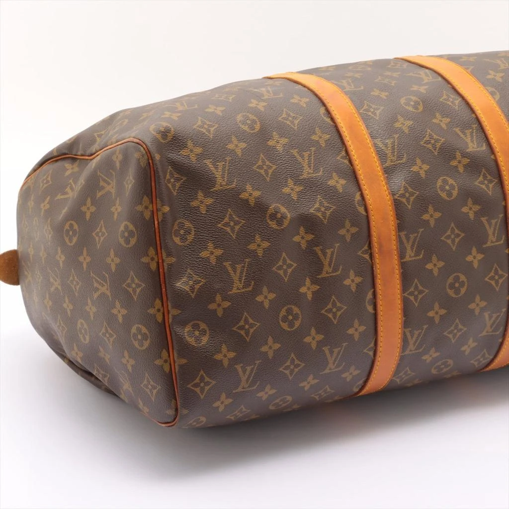 商品[二手商品] Louis Vuitton|Louis Vuitton Brown Monogram Canvas Leather Keepall 50 cm Duffle Bag Luggage,价格¥11076,第4张图片详细描述