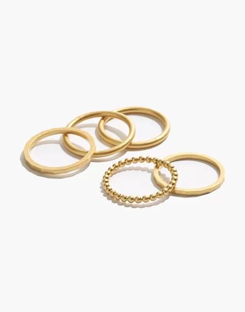 商品Madewell|Simple Stacking Ring Set,价格¥250,第1张图片