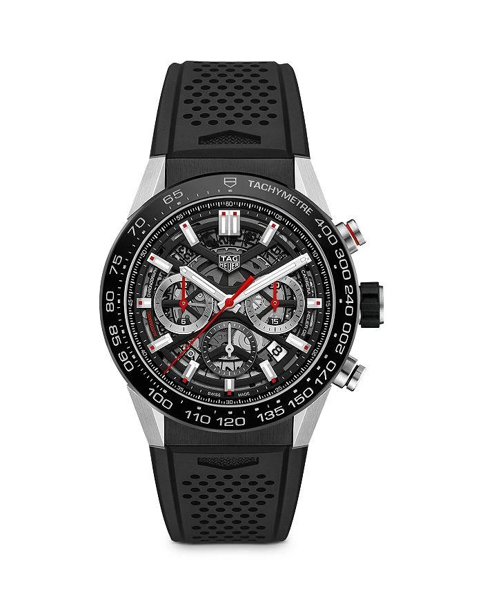 商品TAG Heuer|Carrera Chronograph, 45mm,价格¥47015,第1张图片详细描述