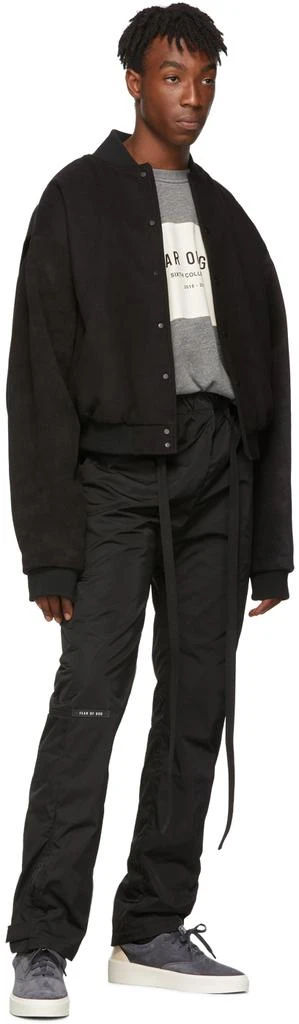 商品Fear of god|Black Nylon Baggy Lounge 褲,价格¥5538,第5张图片详细描述