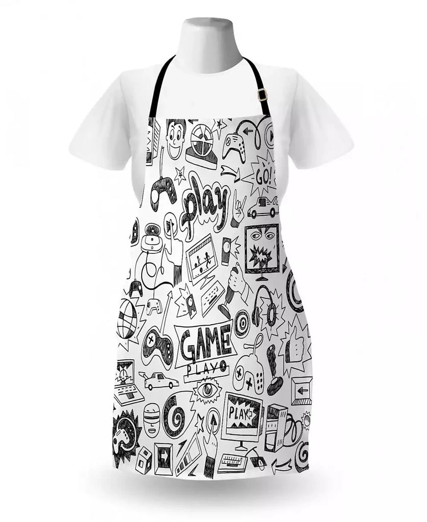 商品Ambesonne|Video Games Apron,价格¥192,第2张图片详细描述