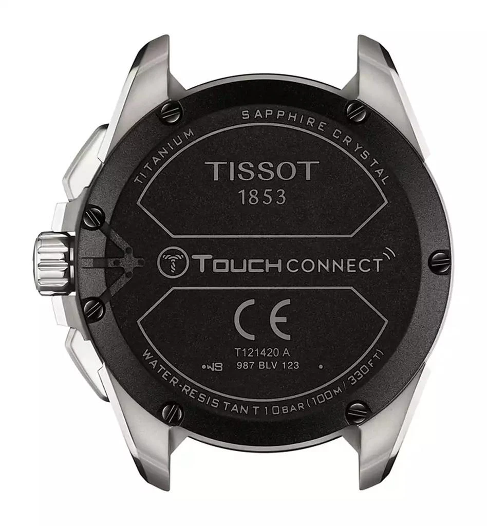 商品Tissot|Men's Swiss T-Touch Connect Solar Titanium Bracelet Smart Watch 48mm,价格¥8940,第3张图片详细描述