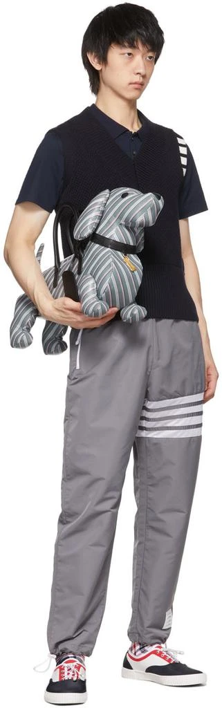 商品Thom Browne|灰色 4-Bar 运动裤,价格¥10146,第4张图片详细描述