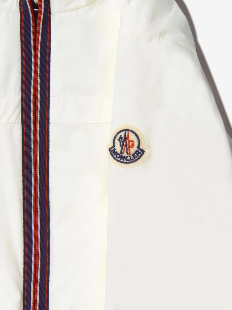 商品Moncler|Moncler White Baby Boys Anton Rain Jacket,价格¥1647,第2张图片详细描述