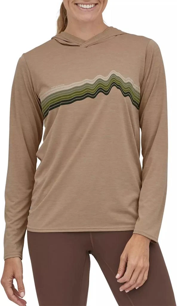 商品Patagonia|Patagonia Women's Capilene® Cool Daily Graphic Hoodie,价格¥616,第1张图片
