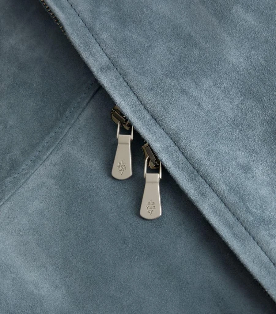 商品ELEVENTY|Suede Cropped Jacket,价格¥32529,第5张图片详细描述