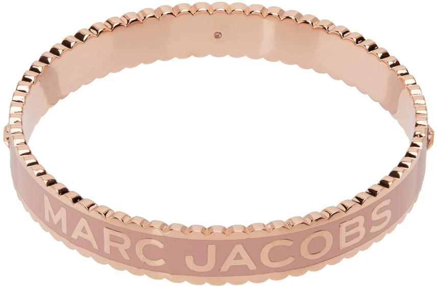 商品Marc Jacobs|Rose Gold & Pink 'The Medallion' Cuff Bracelet,价格¥782,第2张图片详细描述