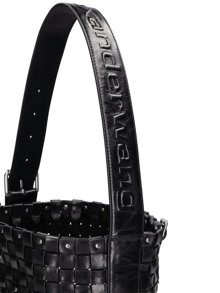 商品Alexander Wang|Medium Lock Leather Hobo Bag,价格¥9514,第2张图片详细描述