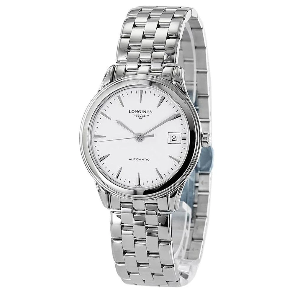 商品Longines|Longines Men's Automatic Watch - Flagship Silver Stainless Steel Bracelet | L47744126,价格¥5928,第1张图片