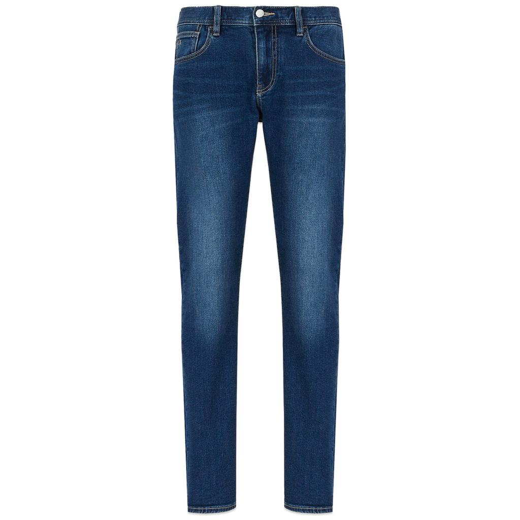 Armani Exchange J13 Slim Fit Jeans - Stone Wash Blue商品第1张图片规格展示