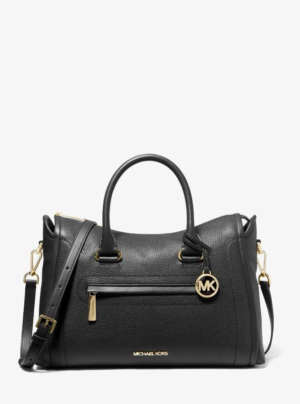 商品Michael Kors|Carine Large Pebbled Leather Satchel,价格¥1388,第1张图片