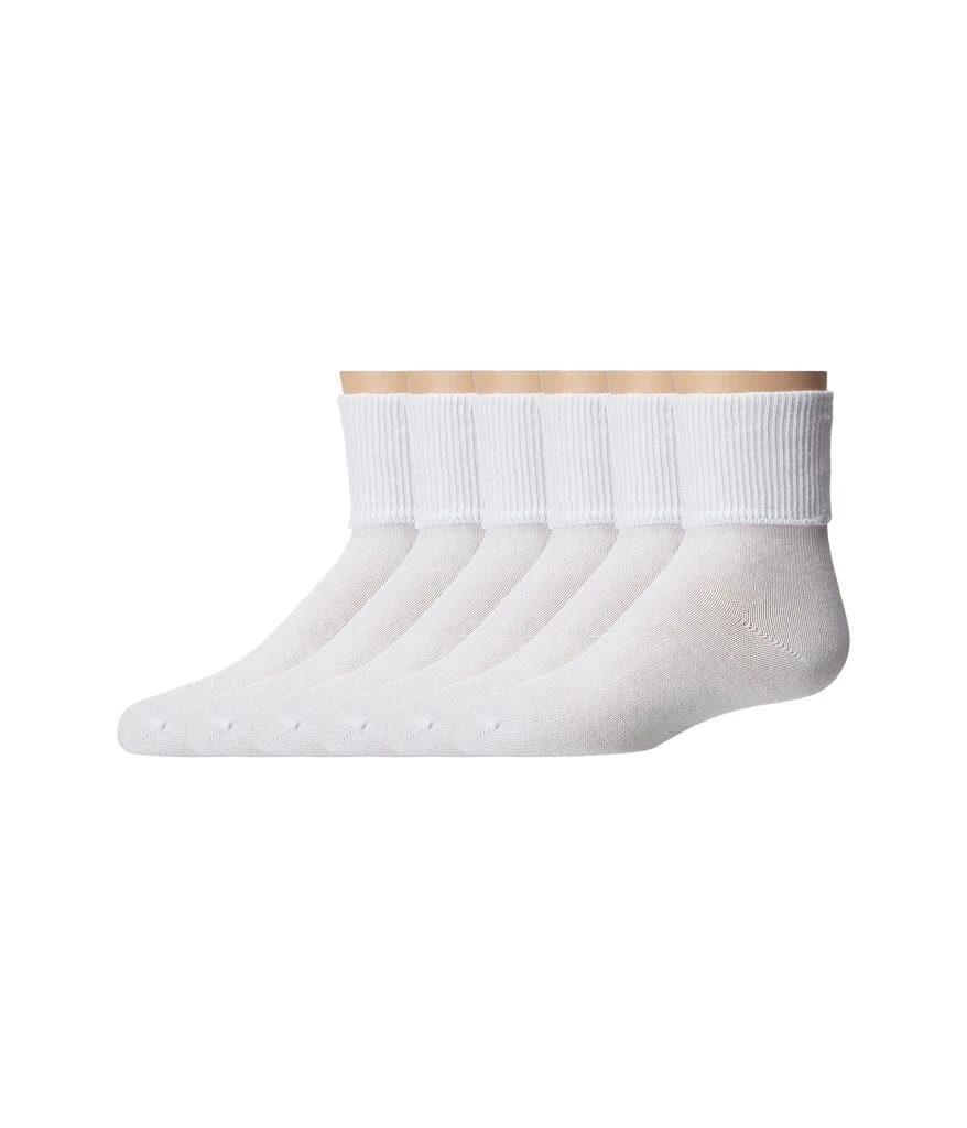 商品Jefferies Socks|Turncuff 6 Pair Pack (Infant/Toddler/Little Kid/Big Kid/Adult),价格¥209,第1张图片