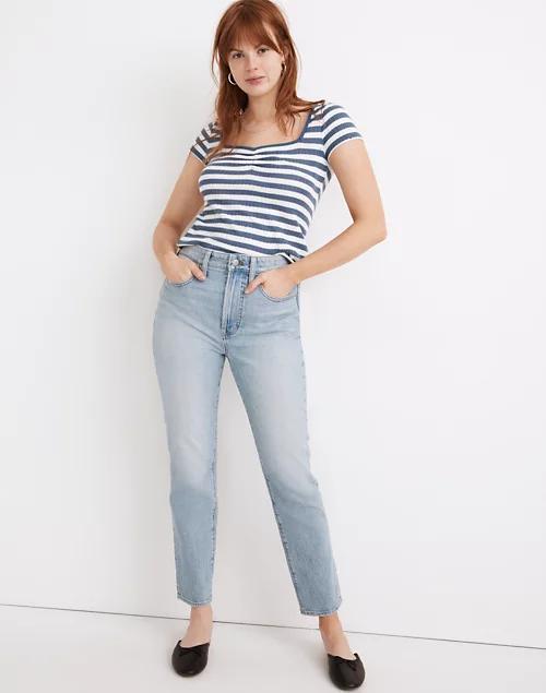商品Madewell|The Petite Curvy Perfect Vintage Jean in Fiore Wash,价格¥449,第1张图片