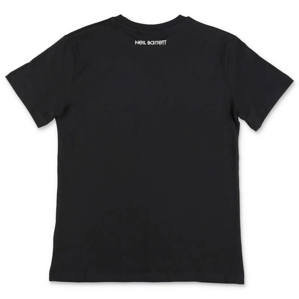 商品Neil Barrett|Neil Barrett T-shirt Nera In Jersey Di Cotone,价格¥616,第2张图片详细描述