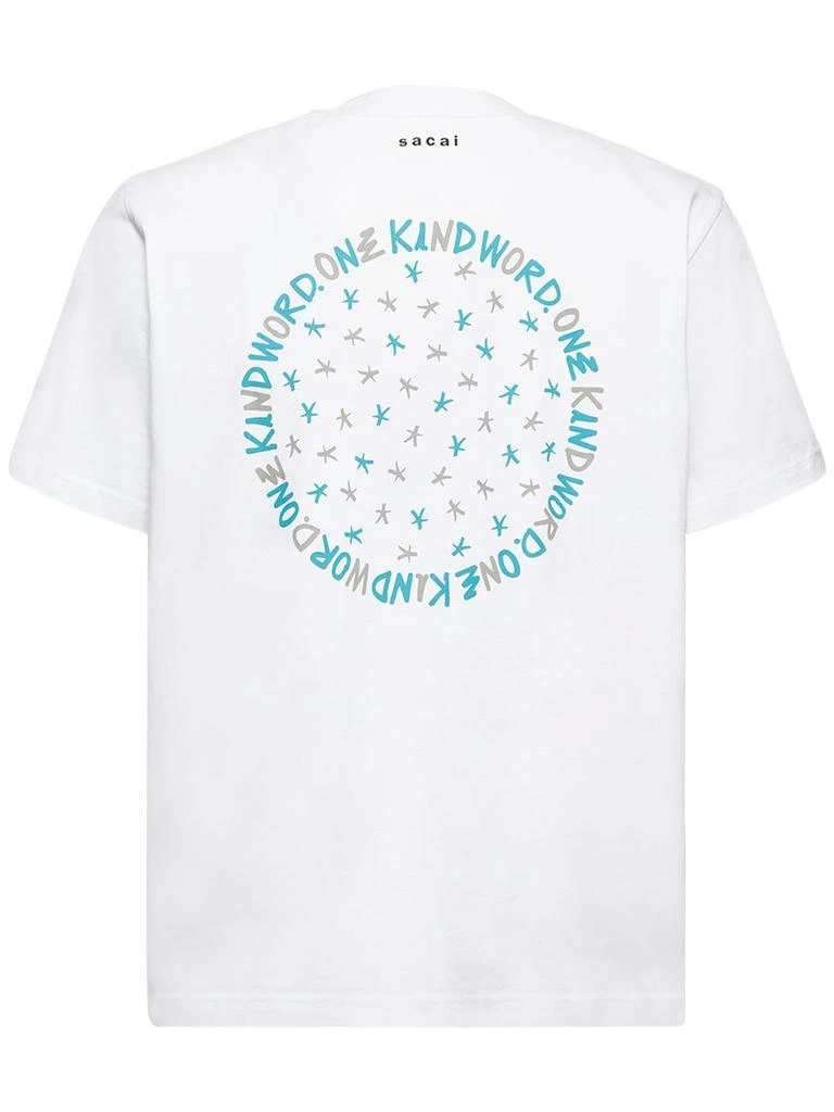 商品Sacai|Eric Haze Cotton Circle Star T-shirt,价格¥901,第1张图片