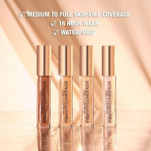 商品Charlotte Tilbury|Beautiful Skin Medium to Full Coverage Radiant Concealer with Hyaluronic Acid,价格¥258,第3张图片详细描述